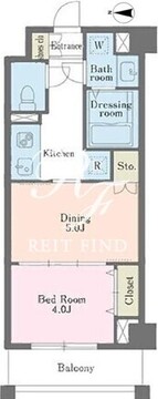 デュオステージ大塚 103 間取り図