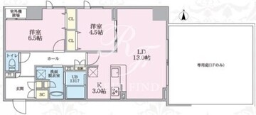 ウィレスタ 107 間取り図