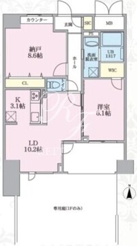 ウィレスタ 103 間取り図