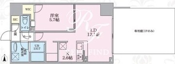 ウィレスタ 605 間取り図