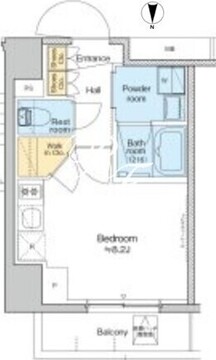 プラウドフラット西日暮里ディアージュ 301 間取り図