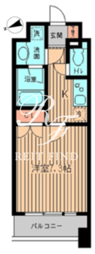 KDXレジデンス神楽坂 603 間取り図