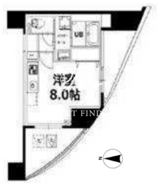 神楽坂5丁目ビル 603 間取り図