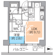 レスピール蓮根 604 間取り図