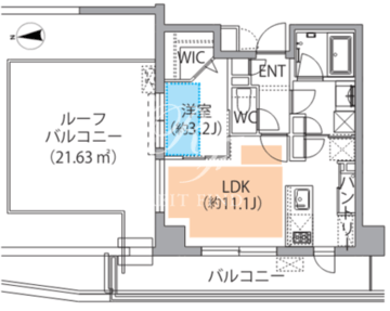 レスピール蓮根 605 間取り図