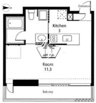 ヴィラロンド 311 間取り図
