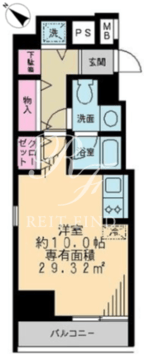アーク銀座京橋 803 間取り図