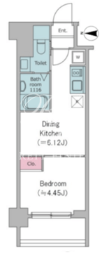 ドゥーエ西馬込2 502 間取り図