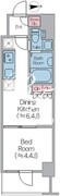ドゥーエ西馬込2 715 間取り図