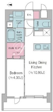 ドゥーエ西馬込2 905 間取り図