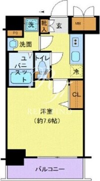 プレサンス新宿中落合メーディオ 204 間取り図