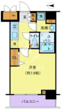 プレサンス新宿中落合メーディオ 302 間取り図