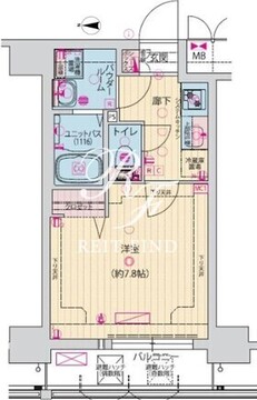 プレサンス新宿中落合メーディオ 503 間取り図