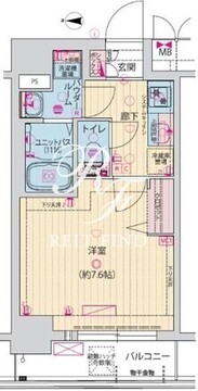 プレサンス新宿中落合メーディオ 504 間取り図