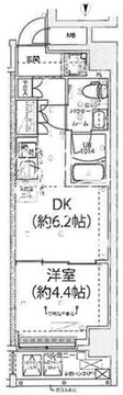 スパシエ大森 303 間取り図