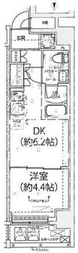 スパシエ大森 403 間取り図