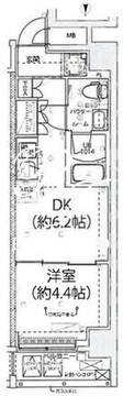 スパシエ大森 503 間取り図