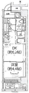 スパシエ大森 603 間取り図
