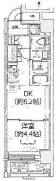 スパシエ大森 703 間取り図