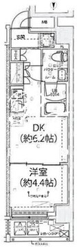スパシエ大森 803 間取り図