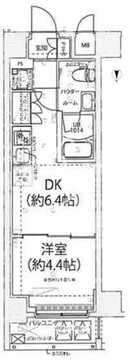 スパシエ大森 201 間取り図