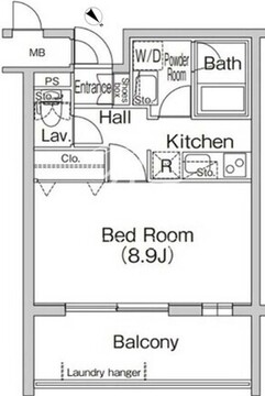 コンフォリア中落合 317 間取り図