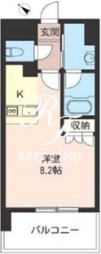 オーキッドレジデンス品川 502 間取り図
