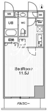アーバンフラッツ池袋プレミアム 305 間取り図