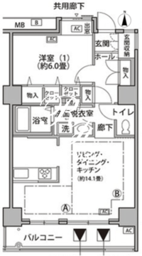 東雲キャナルコートCODAN 18-725 間取り図