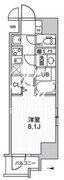 ルーツ菊川 305 間取り図