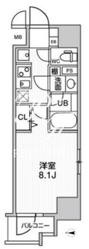 ルーツ菊川 305 間取り図