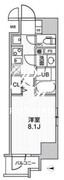 ルーツ菊川 705 間取り図
