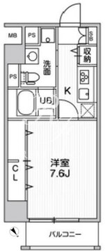 ルーツ東長崎 102 間取り図