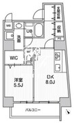 ルーツ東長崎 401 間取り図