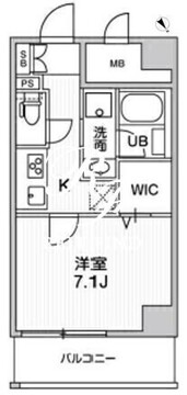 ルーツ東長崎 804 間取り図