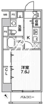 ルーツ東長崎 903 間取り図