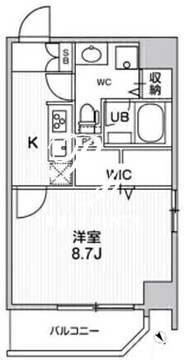 ルーツ東長崎 1005 間取り図