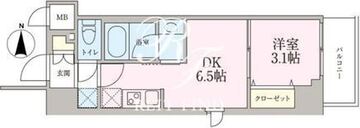 ジニア深川住吉 601 間取り図