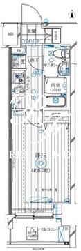 レガリス亀戸 903 間取り図