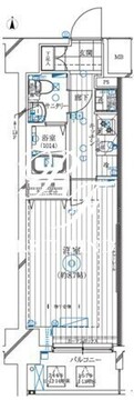 レガリス亀戸 802 間取り図