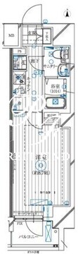 レガリス亀戸 1001 間取り図