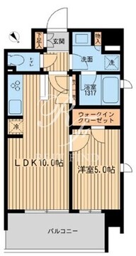 ブレス上池袋 431 間取り図