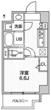 ルーツ両国 203 間取り図