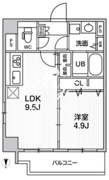 ルーツ両国 301 間取り図