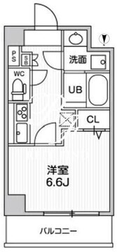 ルーツ両国 502 間取り図
