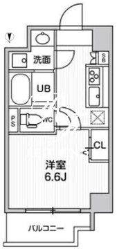 ルーツ両国 803 間取り図