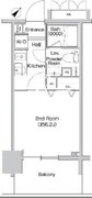 プライムアーバン神楽坂 809 間取り図