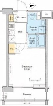 プラウドフラット中野 203 間取り図