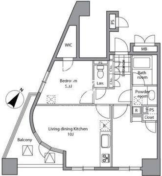 レジディア文京千石2 901 間取り図