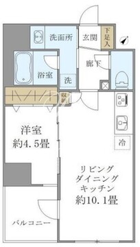 パインステージ白金高輪 302 間取り図